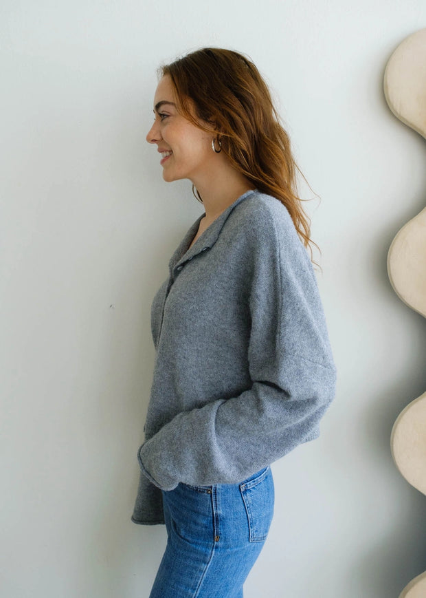 Piper Cardigan | Heather Grey