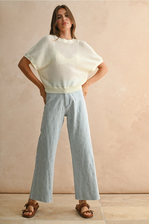 The Drew Open Back Sweater