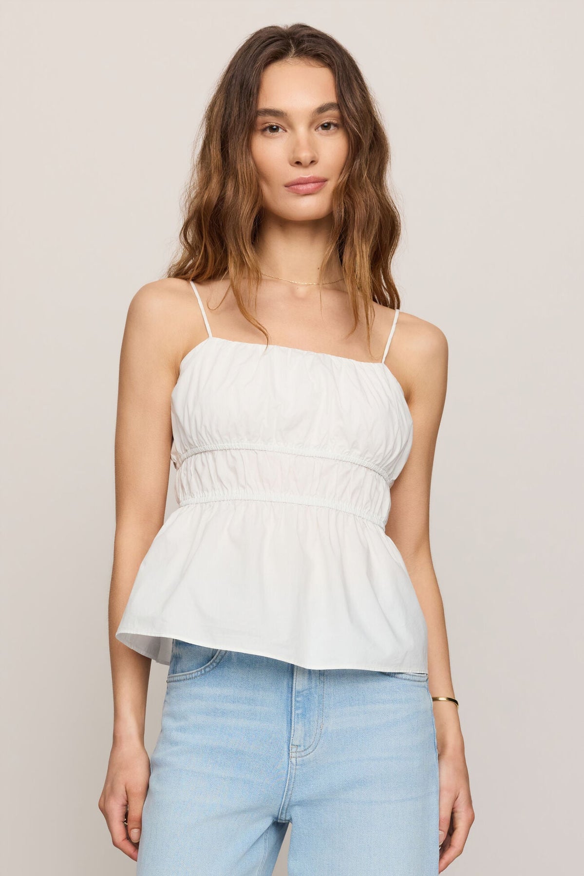 トップス Adele ribbon tank andmary andmary Adele ribbon tank 黒 ANDMARY】Adele ribbon tank